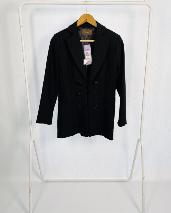 Blazer preto botões na frente MIXED - 34