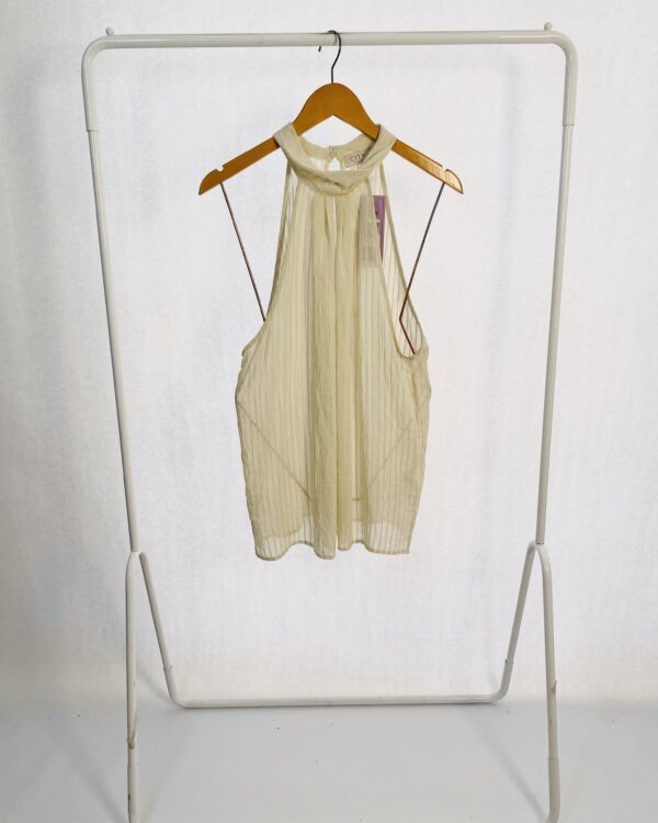 Blusa off white Listras Gola alta CEA - G