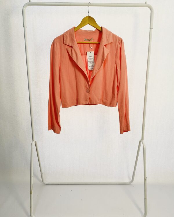 Blazer Cropped Rosa Com botões DRESS TO - M
