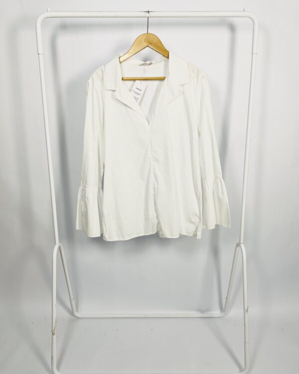 Camisa algodão na frente branca A.BRAND - 40