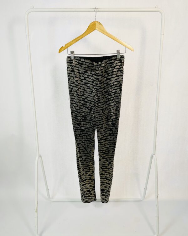 Calça legging preta bordada ANIMALE  -M