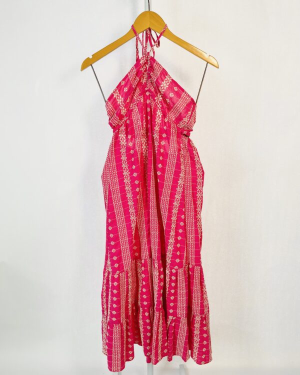 Vestido rosa laise frente unica ZARA - P