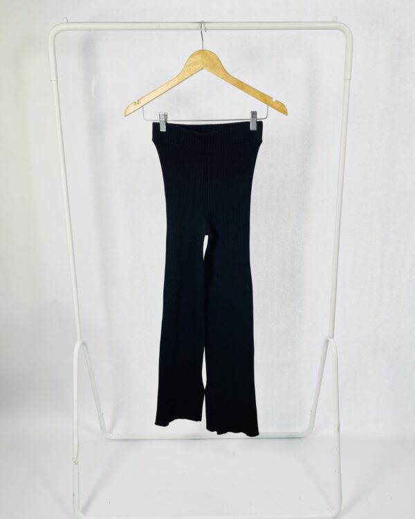 Calça legging canelada preta ANMALE - P