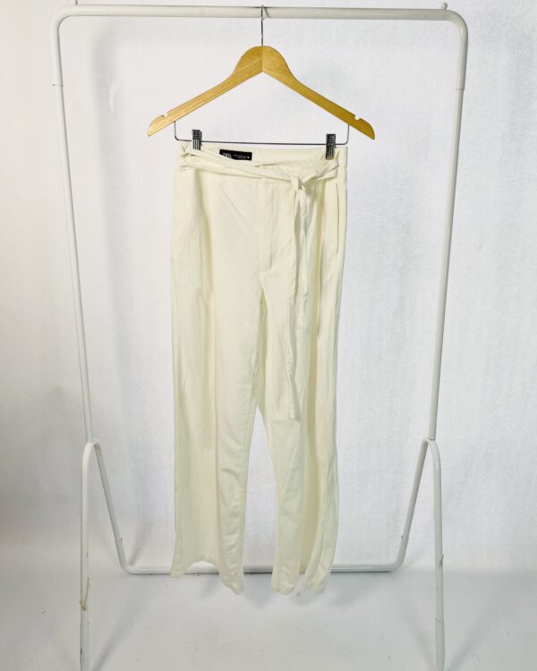 Calça pantalona branca ZARA - PP