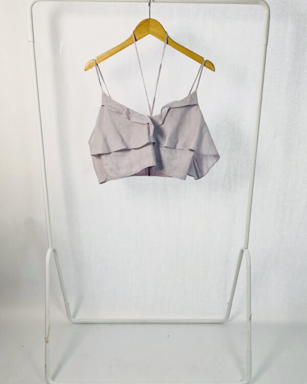 Croped lilas babados ANIMALE - M