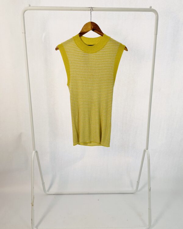 Blusa listras verde com lurex ANIMALE - G