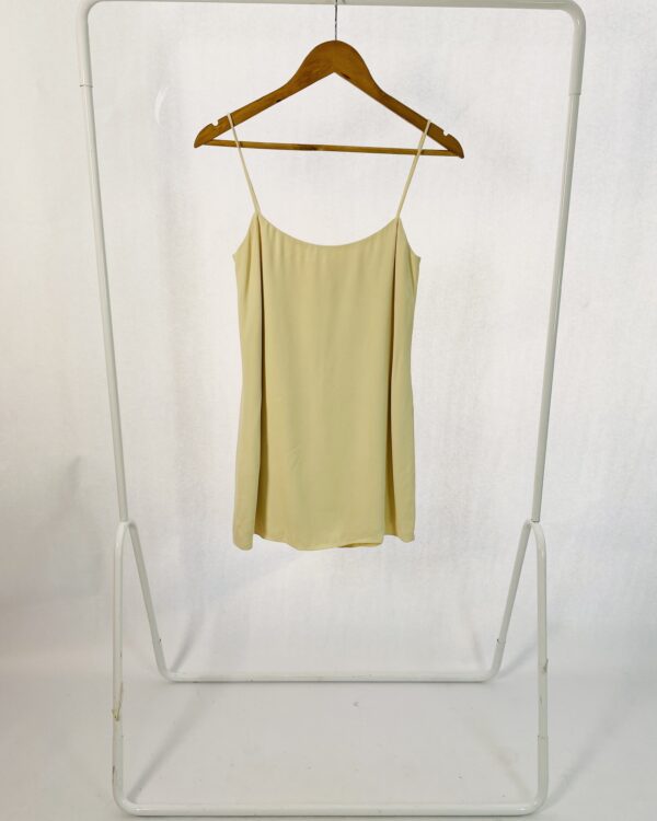 Vestido curto amarelo manteiga NV - PP