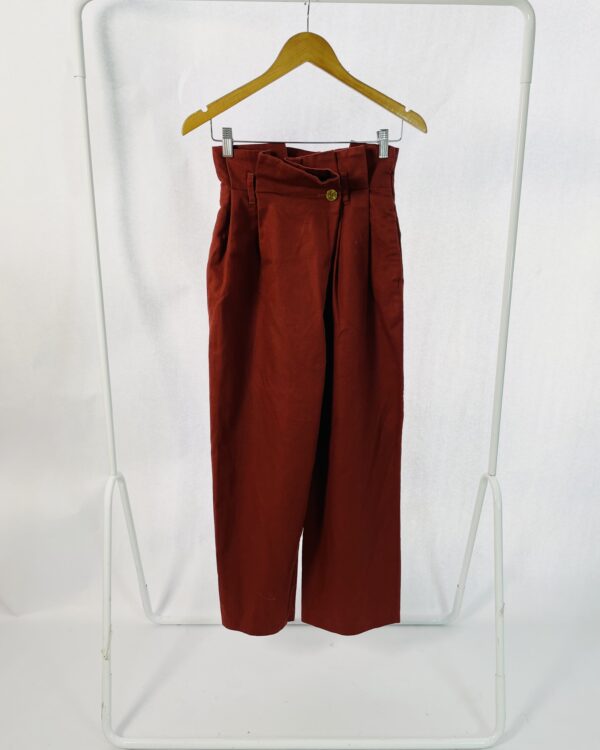 Calça sarja clochard bordo ZARA - PP